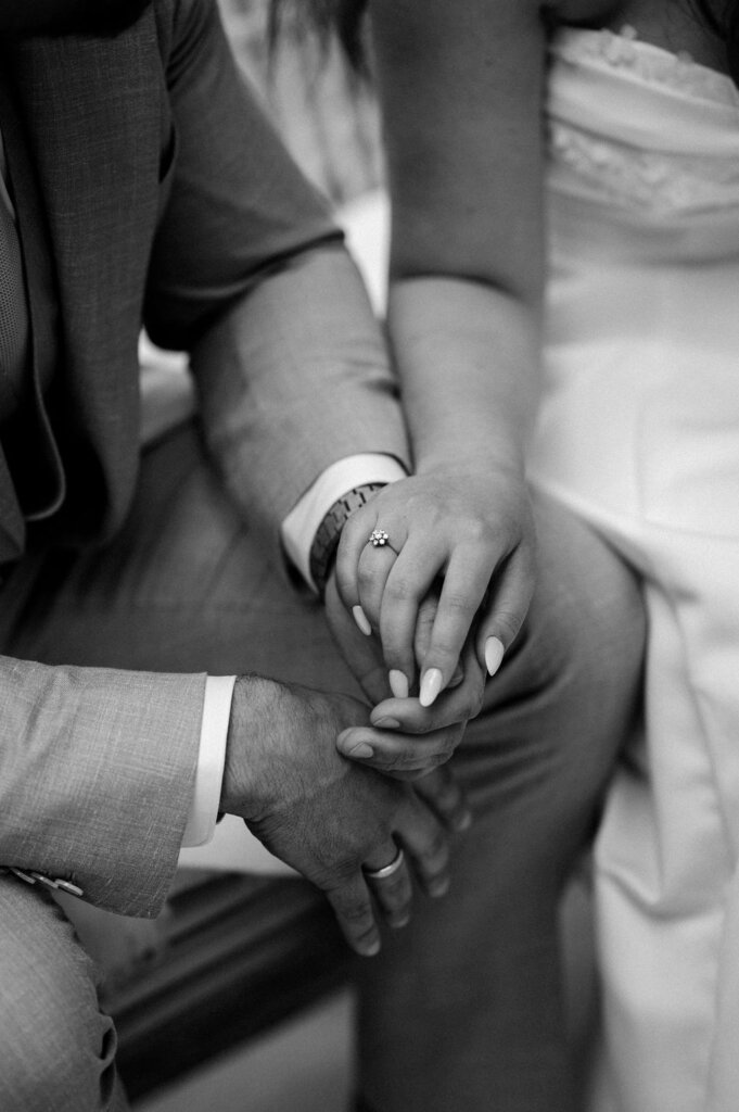 Kiss, wedding, love, dress, marriage, bride and groom by Anna Kuipers Fotografie