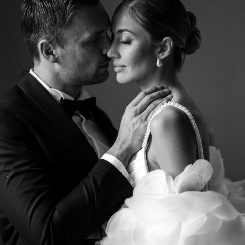Wedding Anna Kuipers Fotografie bruid en bruidegom black/white