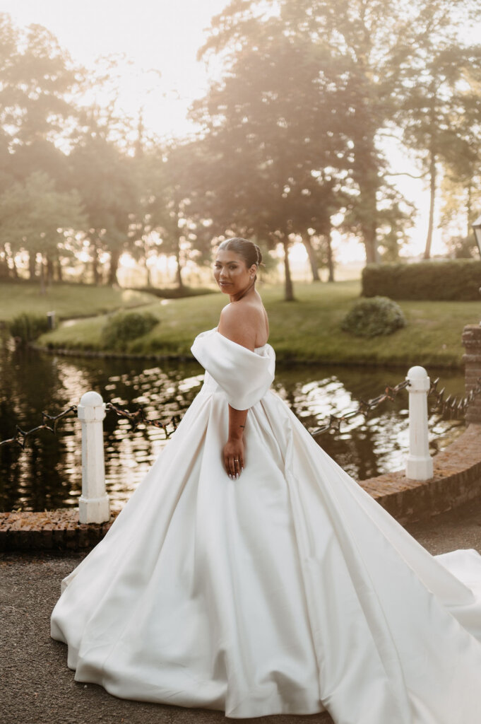 Kiss, wedding, love, dress, marriage, bride and groom by Anna Kuipers Fotografie